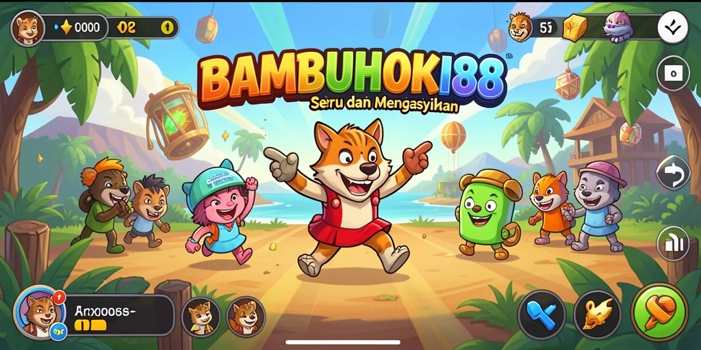 Screenshot gameplay BAMBUHOKI88 yang seru dan menantang.