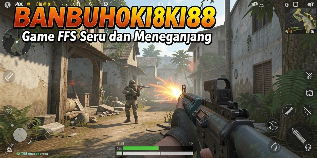 Tangkapan layar gameplay BANBUHOKI88 menunjukkan aksi tembak-menembak yang mendebarkan.