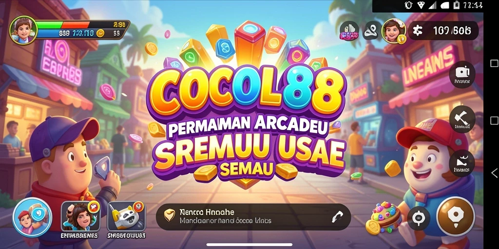 Tampilan gameplay COCOL88 yang penuh warna dan menarik.