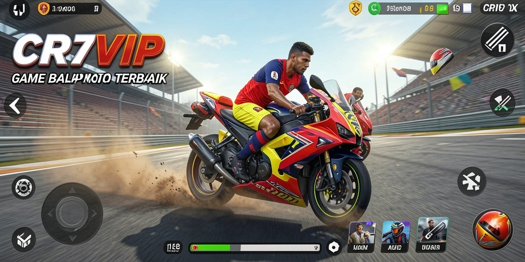 Screenshot dari gameplay CR7VIP yang menegangkan dan dinamis.