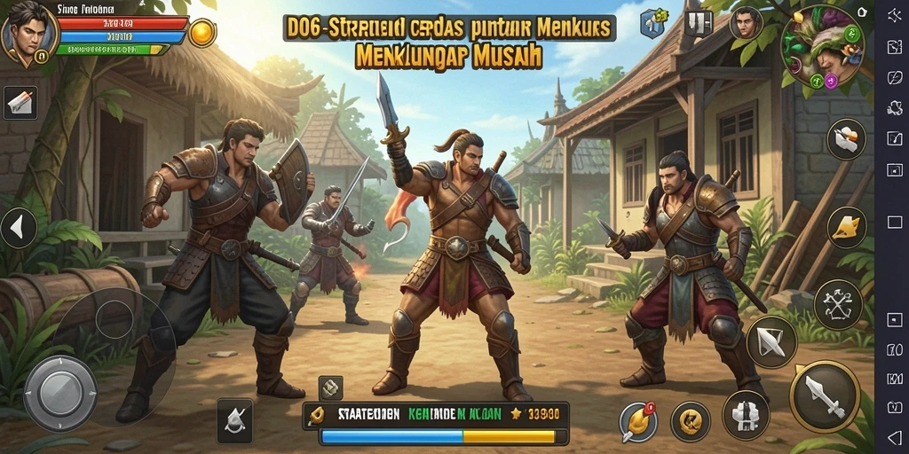 Tampilan gameplay D06 yang menegangkan dan strategis.
