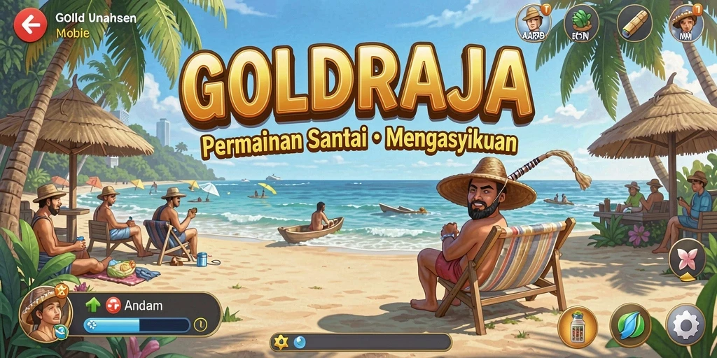 Screenshot GOLDRAJA menampilkan gameplay yang seru dan interaktif.