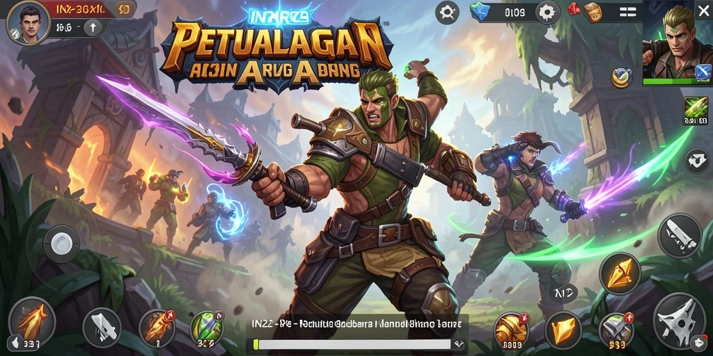 Gameplay mendebarkan dengan aksi seru dalam IN22.