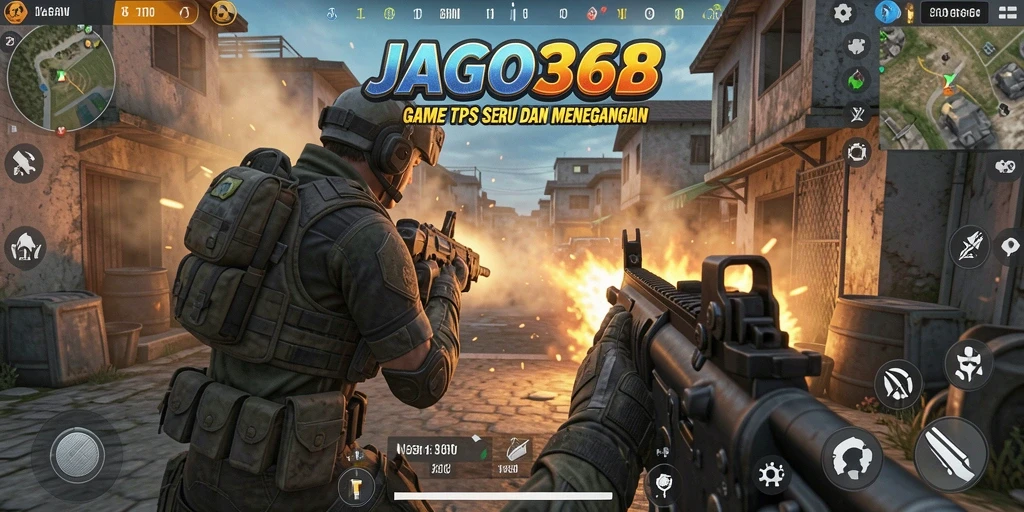 Tampilan menarik dari gameplay JAGO368 yang menampilkan pertempuran TPS.