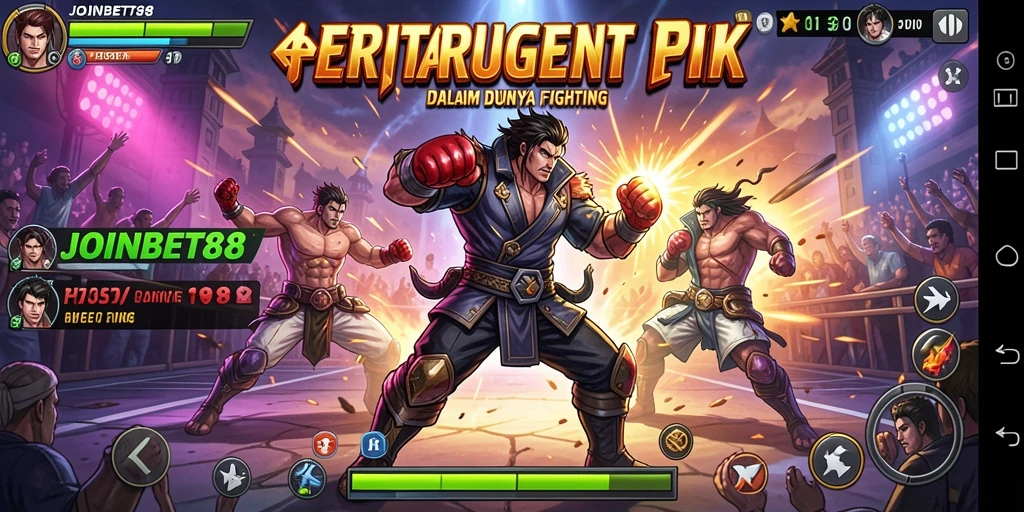 Tampilan gameplay mendebarkan dari JOINBET88 yang menampilkan pertarungan seru.