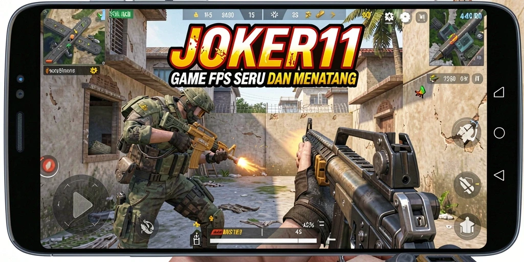 Screenshot menunjukkan aksi gameplay seru di JOKER11 dengan intensitas tinggi.