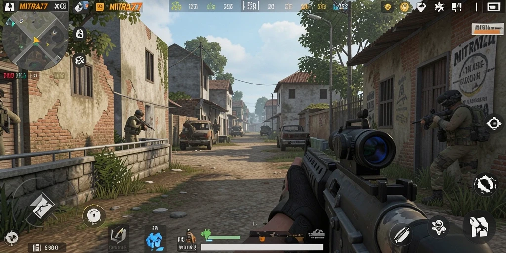 Gameplay menarik dari MITRA77 menunjukkan aksi tembak-menembak yang mendebarkan.