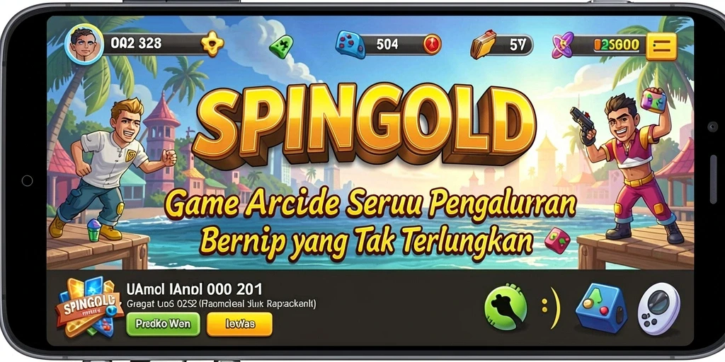 Screenshot gameplay SPINGOLD yang menarik dengan grafis memukau.