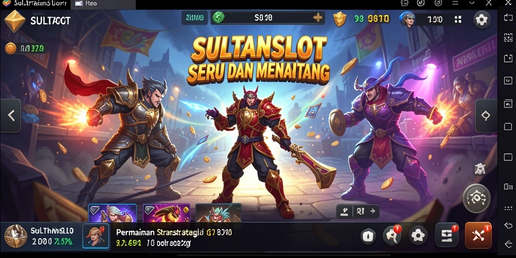 Tampilan gameplay SULTANSLOT yang menegangkan dan penuh strategi.