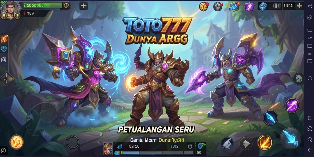 Tampilan gameplay menegangkan di dalam TOTO777 dengan aksi pertempuran epik.